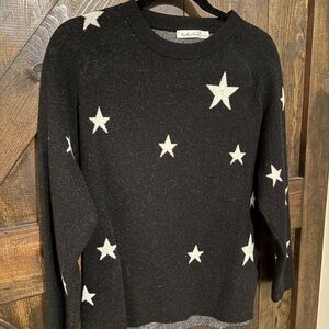 Another Love Black and White Star Sweater